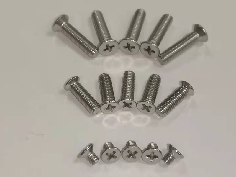 Stainless steel cross countersunk head machine wire