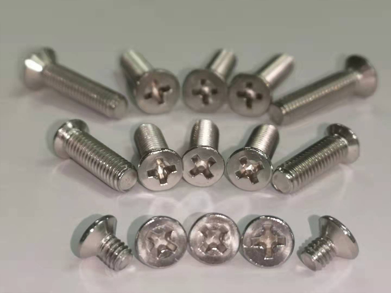 Stainless steel cross countersunk head machine wire